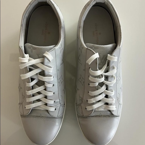 Authentic Louis Vuitton Tenis Match-Up Gray and White Size 8 - Picture 3 of 6